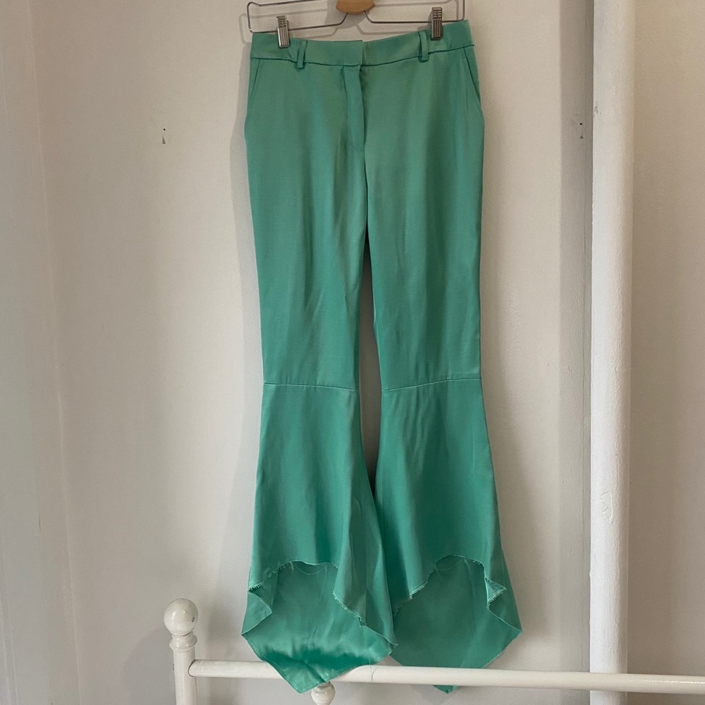 Sies Marjan Silk Aquamarine pants